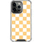 Yellow and White Checkerboard iPhone 15 Pro Clear Case